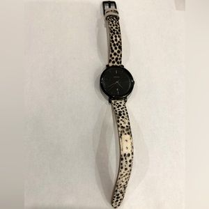 Cheetah Print Fossil Watch